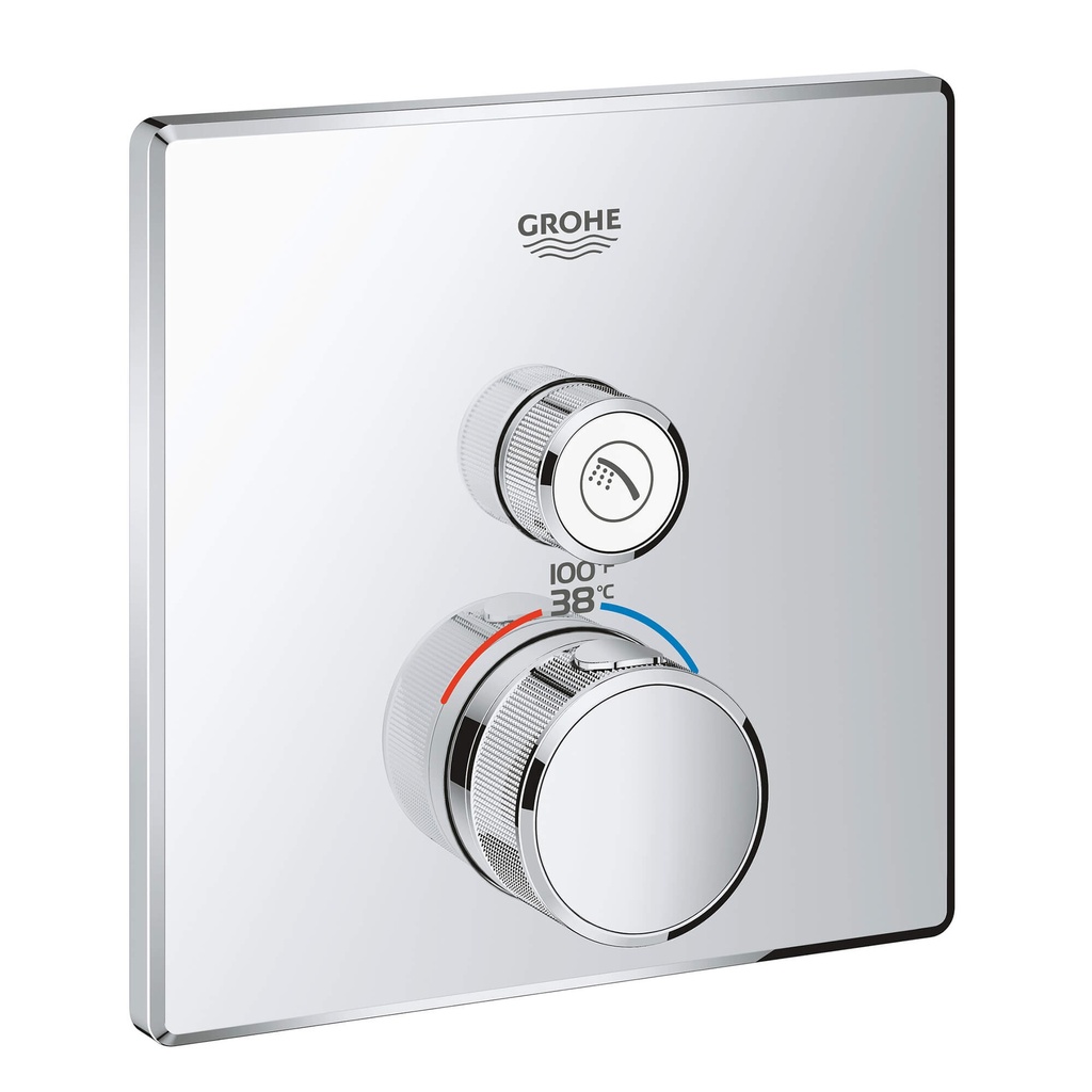 Grohe 29140GN0 Single Function Thermostatic Valve Trim Brushed Cool Sunrise
