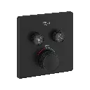 Grohe 291412430 Dual Function Thermostatic Valve Trim Matte Black