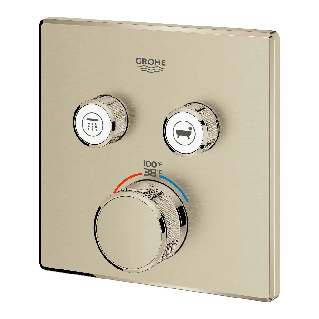 Grohe 29141EN0 Single Function Thermostatic Valve Trim Brushed Nickel