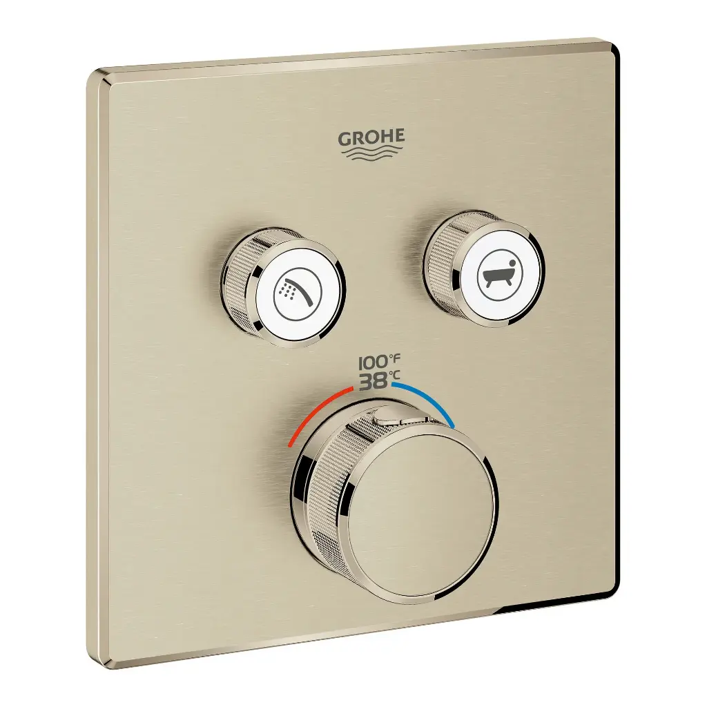 Grohe 29141EN0 Single Function Thermostatic Valve Trim Brushed Nickel
