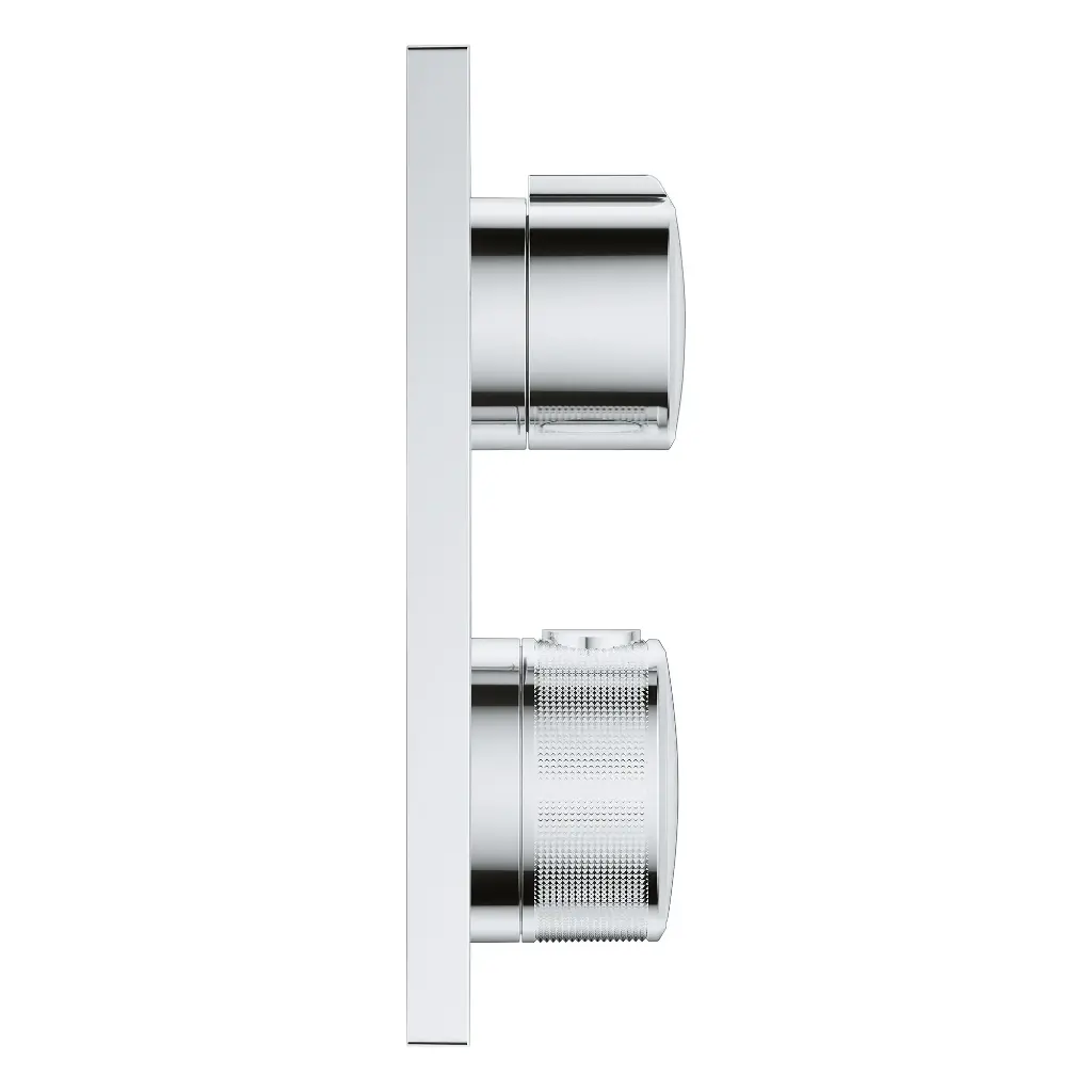 Grohe 29177001 Single Function 2-Handle Thermostatic Valve Trim Chrome