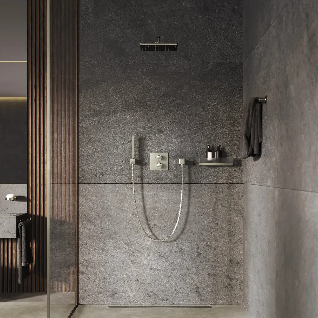 Grohe 29178En1 Dual Function 2-Handle Thermostatic Valve Trim Brushed Nickel