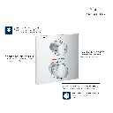 Grohe 29178En1 Dual Function 2-Handle Thermostatic Valve Trim Brushed Nickel