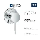 Grohe 292032431 Essence 3-Way Diverter Trim
