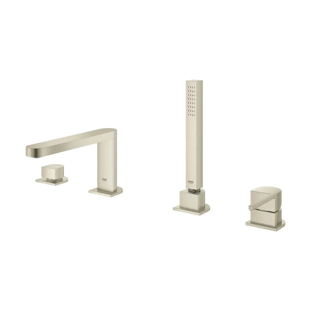 Grohe 29307En3 Plus 4-Hole Roman Tub Filler Brushed Nickel