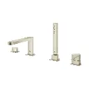 Grohe 29307En3 Plus 4-Hole Roman Tub Filler Brushed Nickel