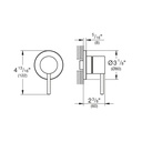 Grohe 29409En0 3-Way Diverter Trim Brushed Nickel