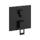 Grohe 294222430 Eurocube Pressure Balance Valve Trim With 2-Way Diverter With Cartridge Matte Black