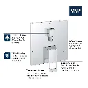 Grohe 29422GN0 Eurocube PBV Trim W 2-Way Div Us Brushed Cool Sunrise