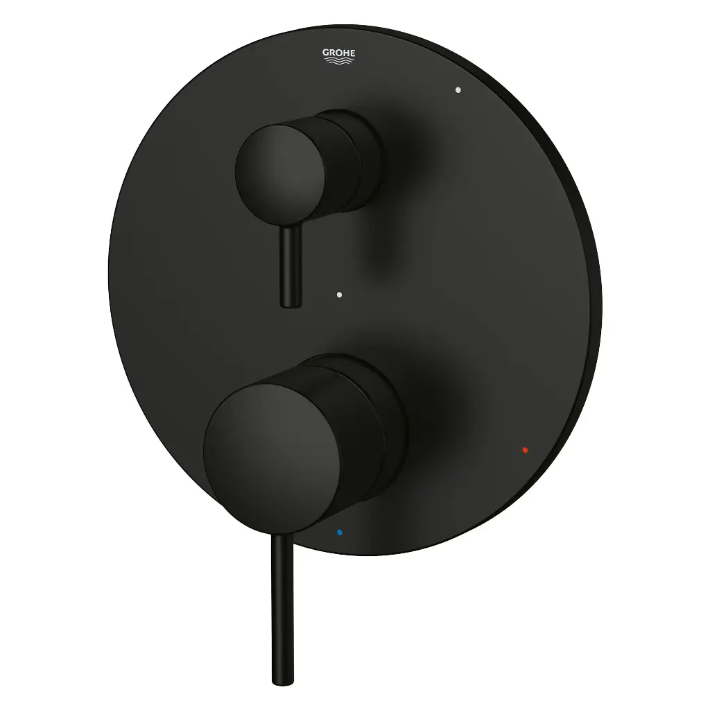 Grohe 294232430 Timeless PBV Trim W 2-Way Div Us Matte Black