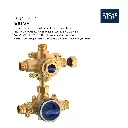 Grohe 29426EN0 Eurocube PBV Trim W 3-Way Div Us Brushed Nickel