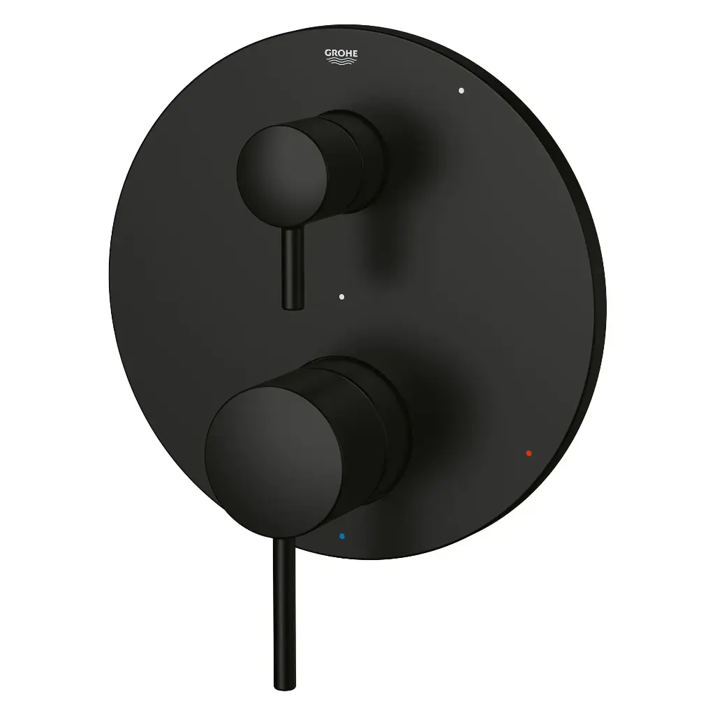 Grohe 294272430 Timeless PBV Trim W 3-Way Div Us Matte Black