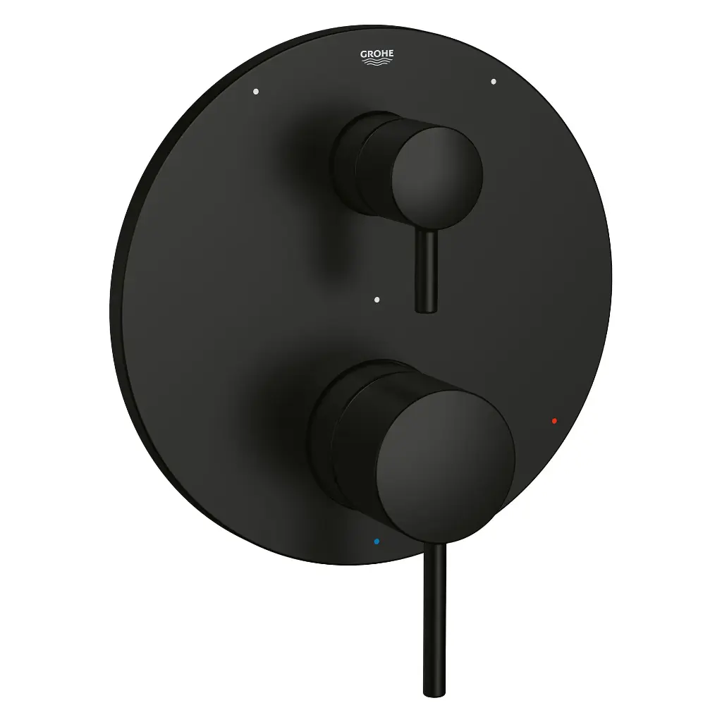 Grohe 294272430 Timeless PBV Trim W 3-Way Div Us Matte Black