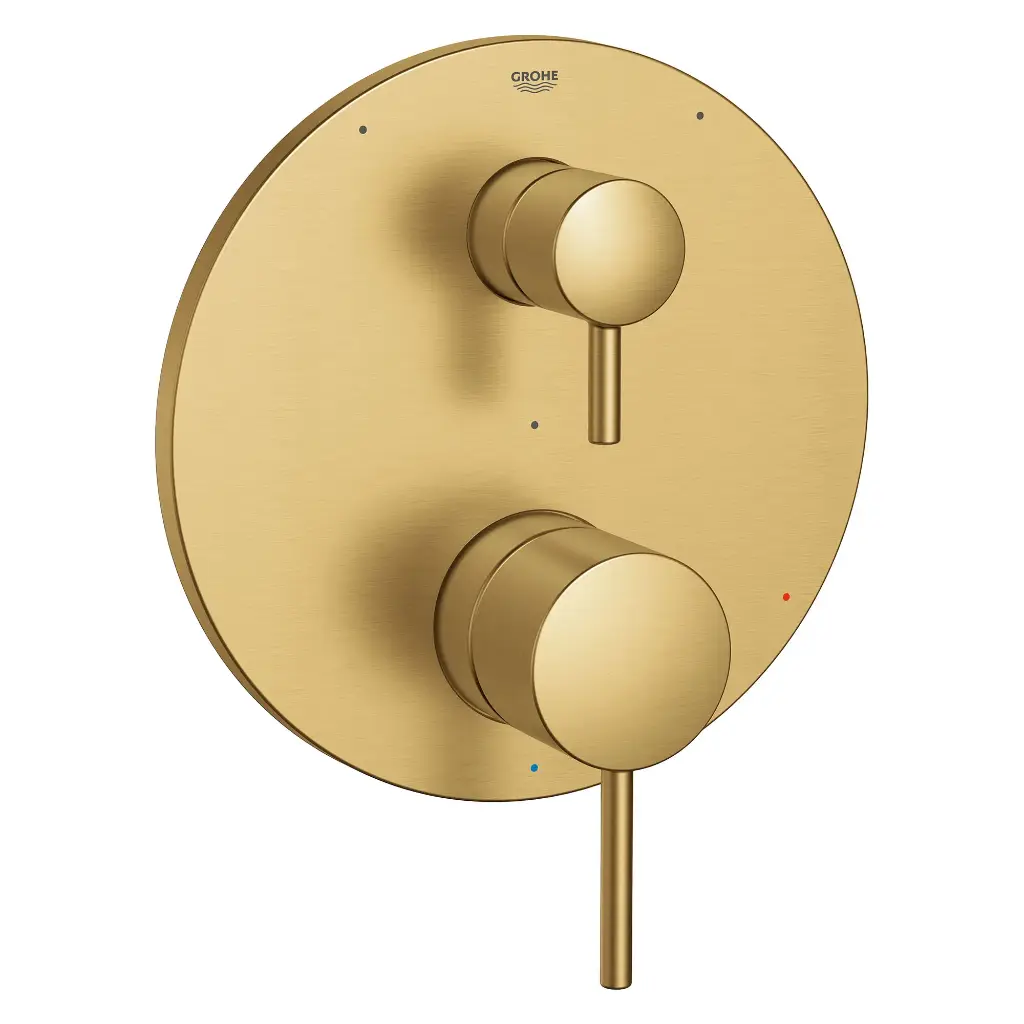 Grohe 29427GN0 Timeless PBV Trim W 3-Way Div Us Brushed Cool Sunrise