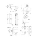 Grohe 29429000 Cosmo PBV Shwr Set 1.75Gpm Us Chrome