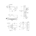 Grohe 29431A00 Timeless PBV Shwr Set 1.75Gpm Us Hard Graphite