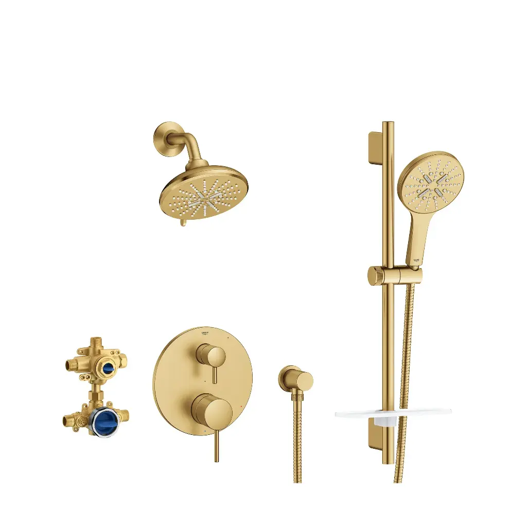 Grohe 29431GN0 Timeless PBV Shower Set 1.75Gpm Us Brushed Cool Sunrise