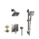 Grohe 29433A00 Eurocube PBV Shwr Set 1.75Gpm Us Hard Graphite