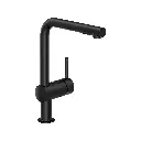 Grohe 303002430 Minta Single Handle Pull-Out Kitchen Faucet Dual Spray 6.6 L/Min (1.75 Gpm) Matte Black