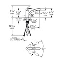 Grohe 30306001 Eurosmart Pull-Out Kitchen Faucet Grohe Chrome