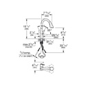 Grohe 303682432 Single Handle Pull Down Triple Spray Bar Faucet  6.6 L/Min (1.75 Gpm) Matte Black