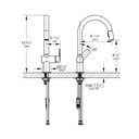 Grohe 303772430 Single-Handle Pull Down Kitchen Faucet Dual Spray 6.6 L/Min (1.75 Gpm) Matte Black