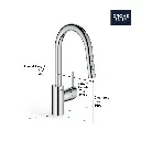 Grohe 314792431 Single Handle Pull Down Bar Faucet 6.6 L/Min (1.75 Gpm) Matte Black