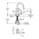 Grohe 314792431 Single Handle Pull Down Bar Faucet 6.6 L/Min (1.75 Gpm) Matte Black