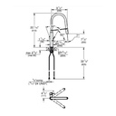 Grohe 314922430 Single Handle Semi-Pro Dual Spray Kitchen Faucet 6.6 L/Min (1.75 Gpm) Matte Black