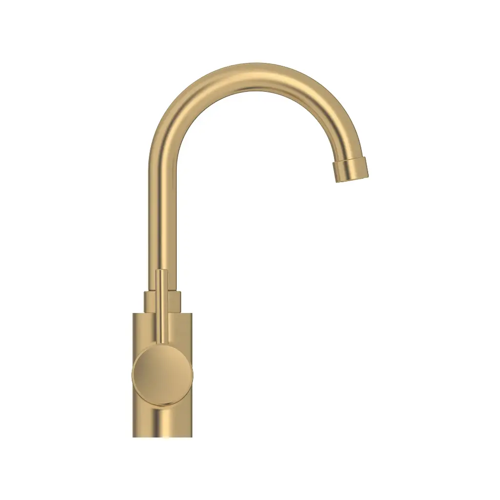 Grohe 31518Gn0 Single Handle Pull Down Dual Spray Bar Faucet 6.6 L/Min (1.75 Gpm) Brushed Cool Sunrise