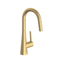 Grohe 32226GN3 Zedra Single Handle Pull Down Kitchen Faucet Dual Spray 6.6 L/Min (1.75 Gpm) Brushed Cool Sunrise