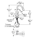 Grohe 322982433 Zedra Triple Spray Pull-Down Kitchen Faucet Matte Black