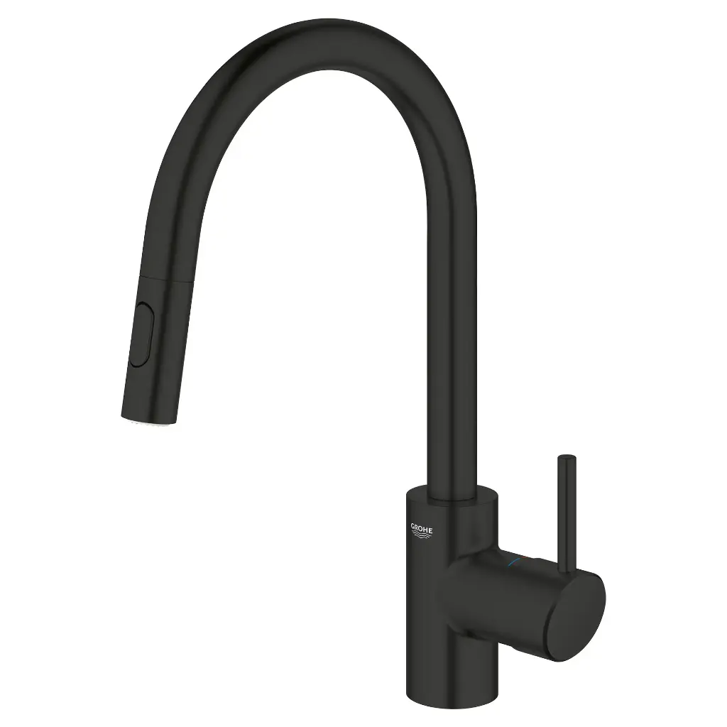Grohe 326652433 Concetto Dual Spray Pull-Down Kitchen Faucet Matte Black