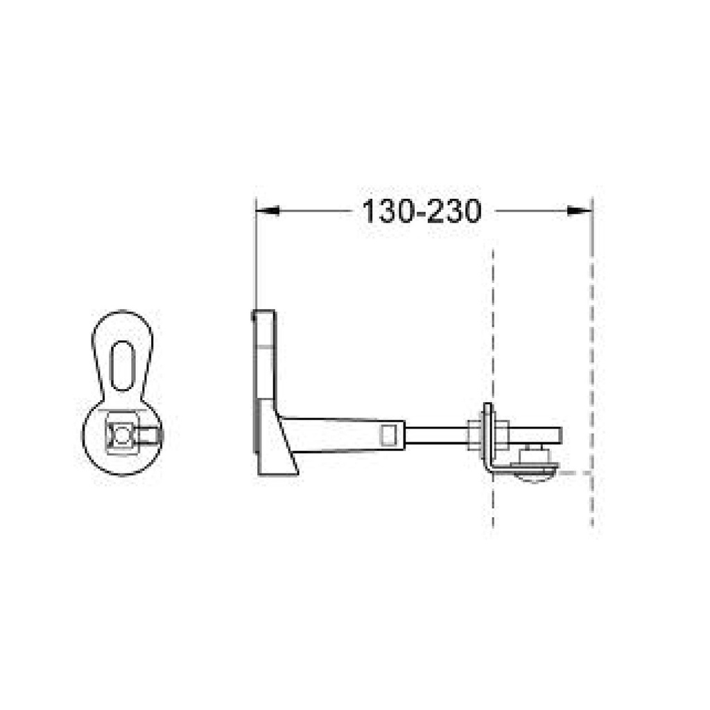 Grohe 38733000 Fixing Set For Rapid Sl Wc- Frame Chrome