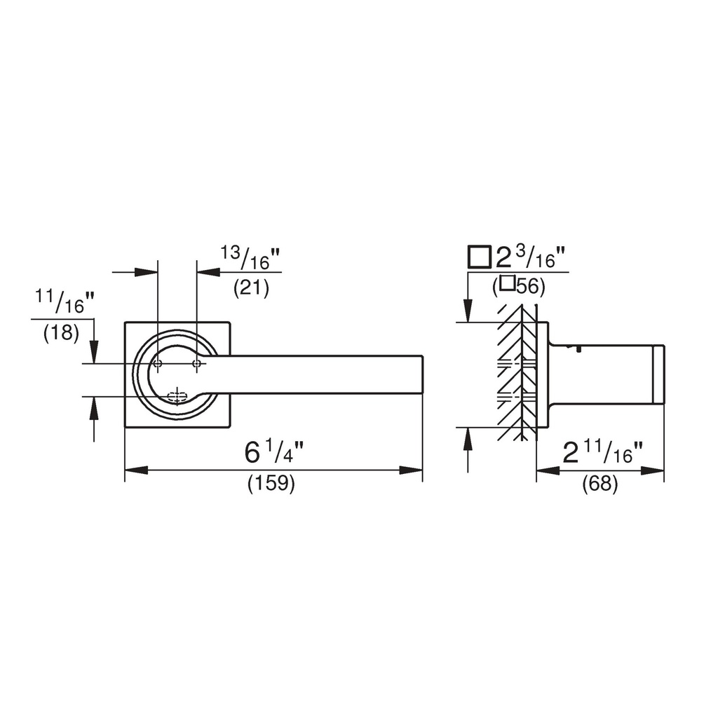 Grohe 402792431 Toilet Paper Holder Matte Black