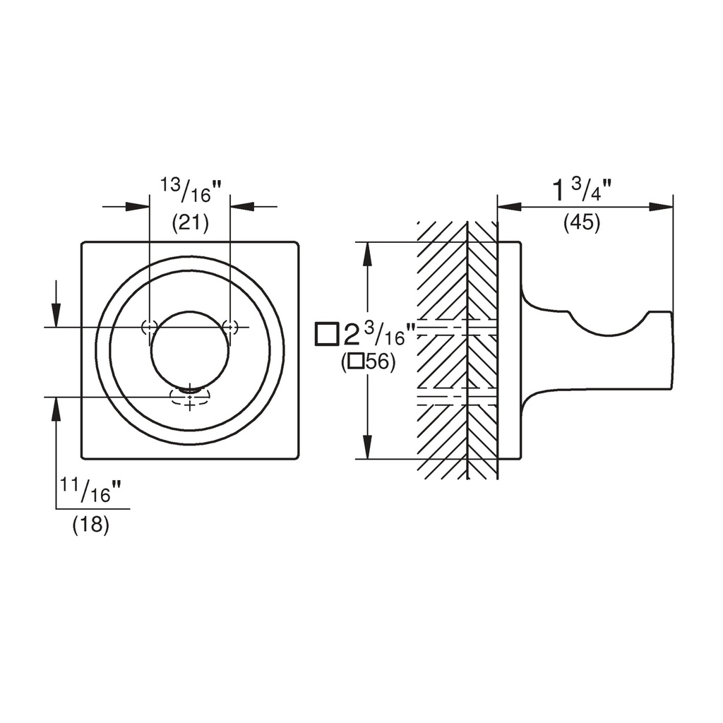 Grohe 40284GN1 Robe Hook Brushed Cool Sunrise