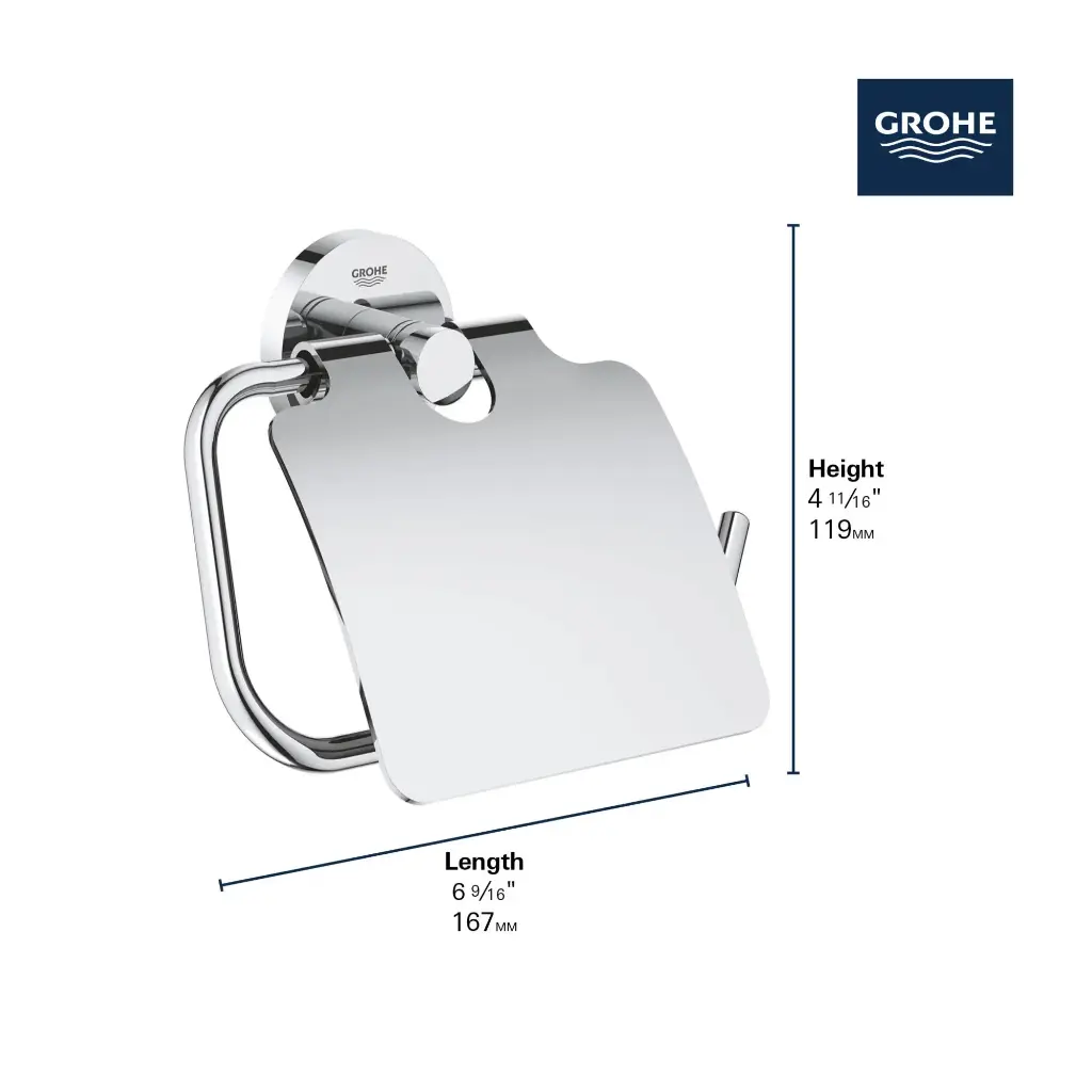 Grohe 403672431 Essentials Toilet Paper Holder