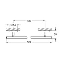 Grohe 40459001 Baucosmopolitan Towel Rail 430Mm Grohe Chrome
