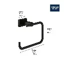 Grohe 40507GN1 Paper Holder Brushed Cool Sunrise
