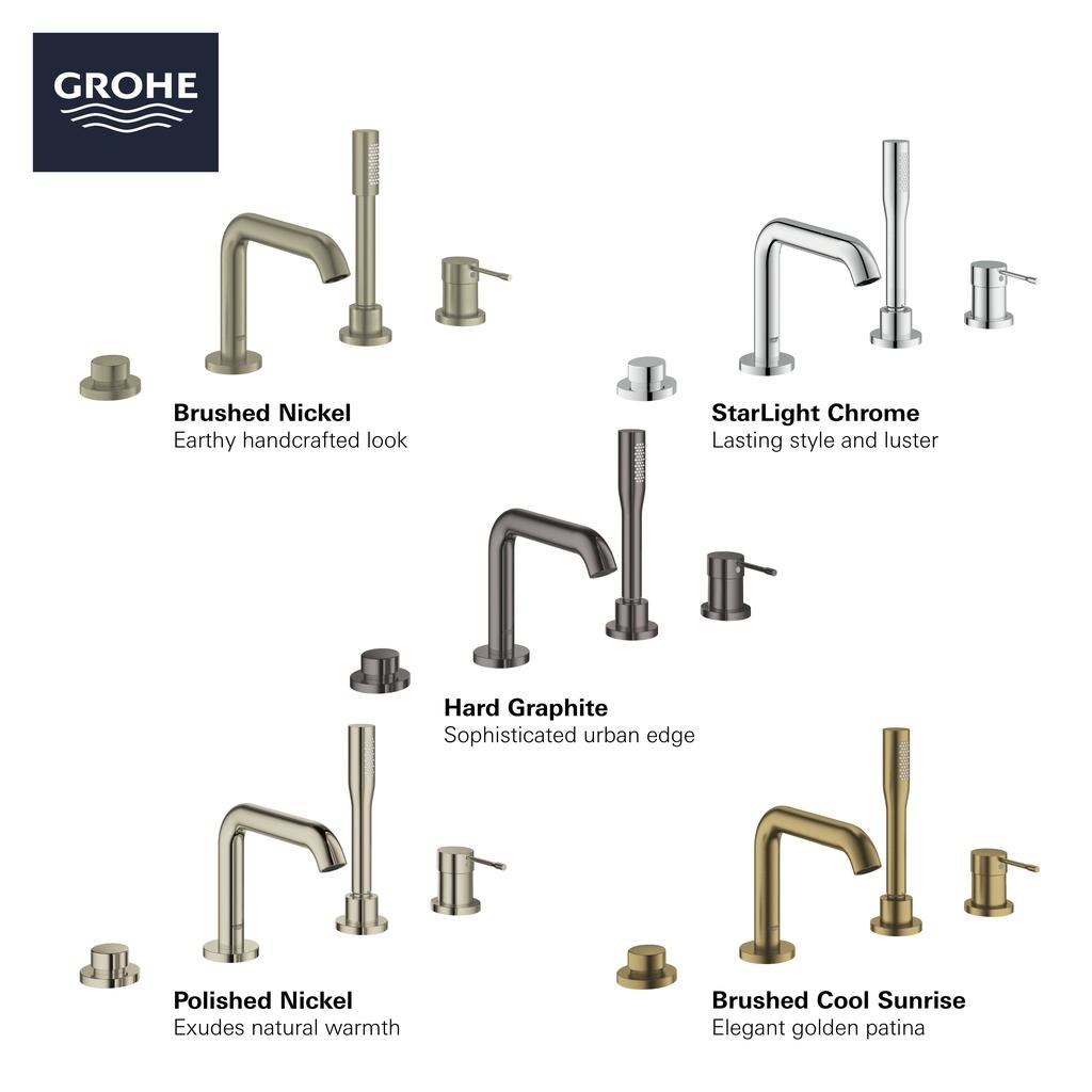 Grohe 19578ENA Essence New Roman Tub Faucet Brushed Nickel 2