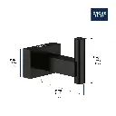 Grohe 40511A01 Robe Hook Hard Graphite