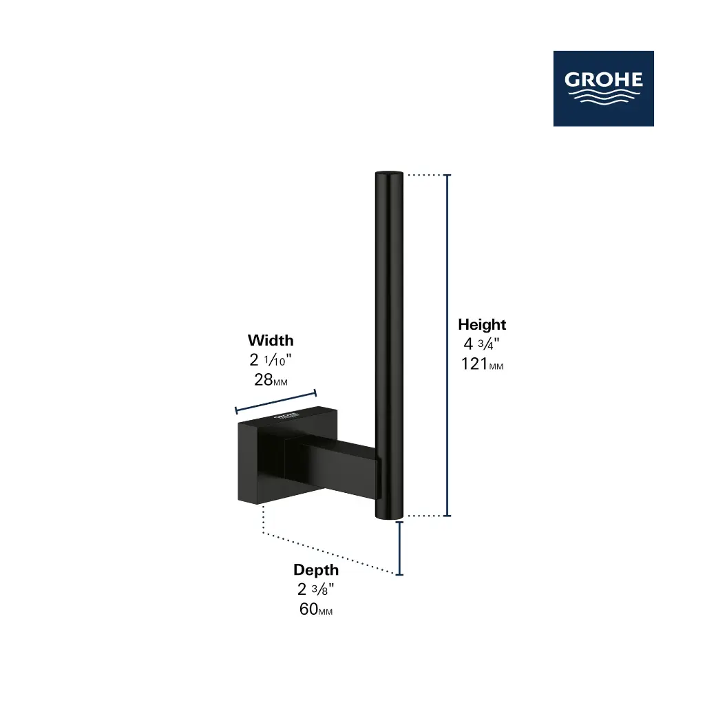 Grohe 40623A01 Spare Paper Holder Hard Graphite