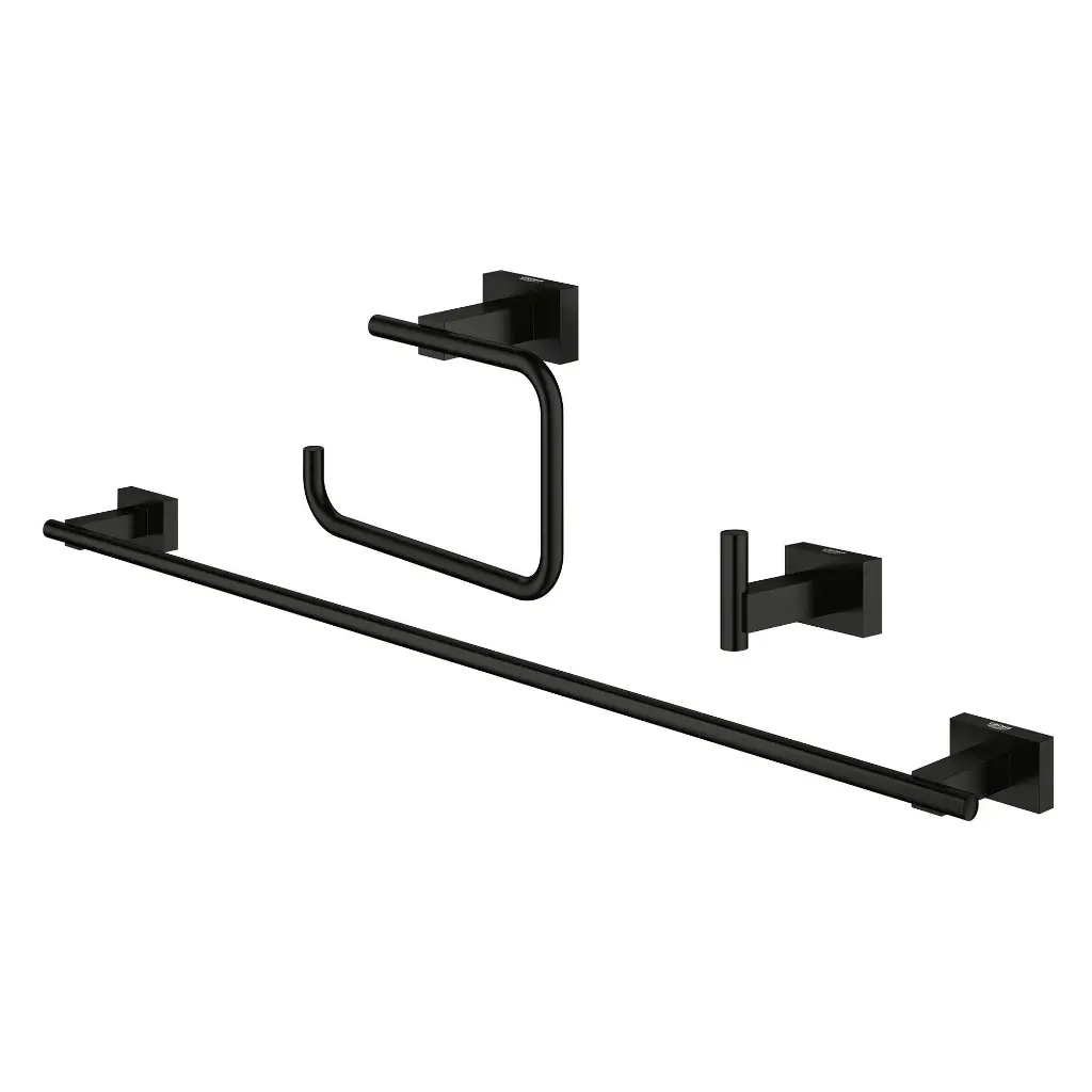 Grohe 407772431 3-In-1 Accessory Set Matte Black