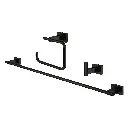 Grohe 407772431 3-In-1 Accessory Set Matte Black