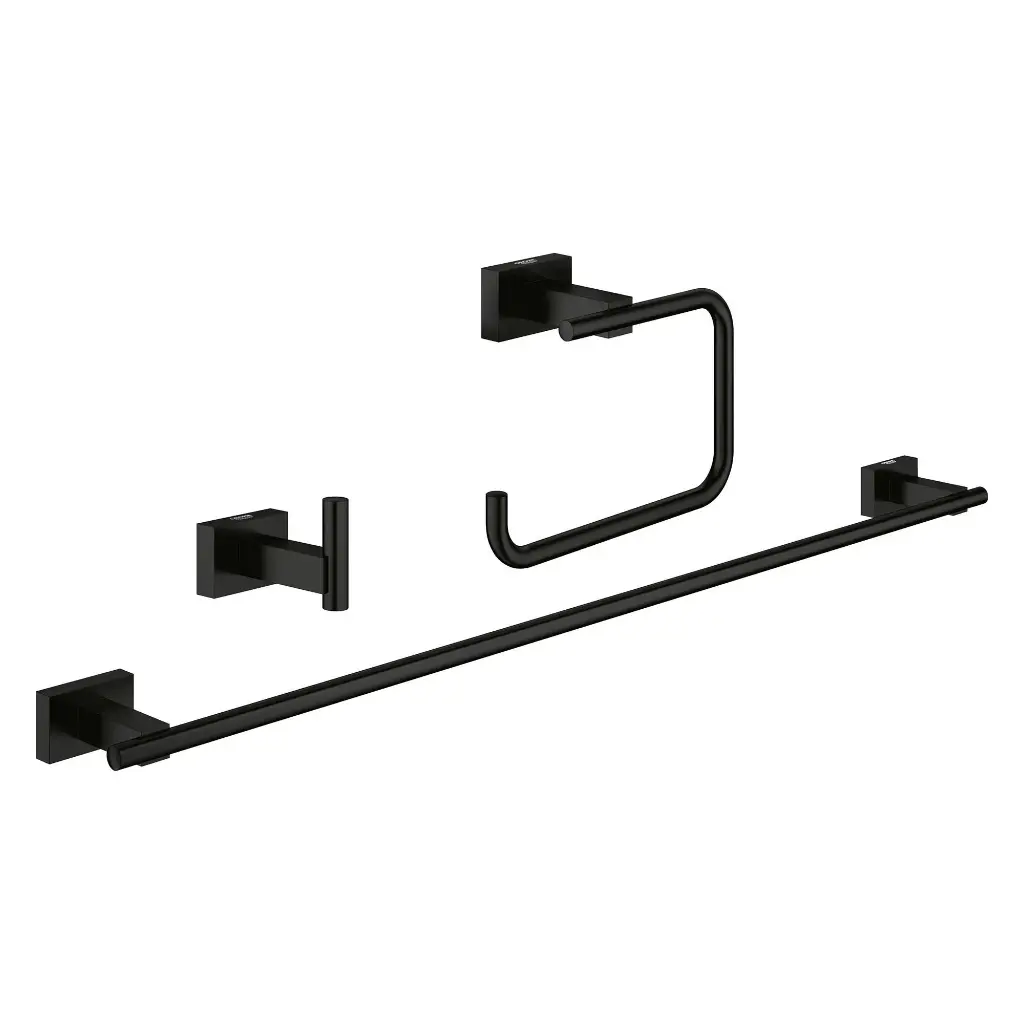 Grohe 407772431 3-In-1 Accessory Set Matte Black