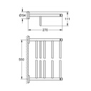 Grohe 40800En1 Essentials Multi-Towel Rack - Brni Brushed Nickel