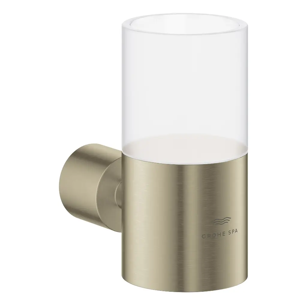 Grohe 40884En0 Atrio New Glass Holder Brushed Nickel