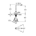 Grohe 31559DC2 Ladylux L2 Smartcontrol Pull Out Dual Spray Kitchen Faucet SuperSteel 5