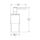 Grohe 40886En0 Atrio New Soap Dispenser Brushed Nickel