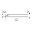 Grohe 40888En0 Atrio New Double Towel Bar Brushed Nickel